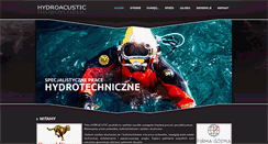 Desktop Screenshot of hydroacustic.pl