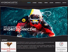 Tablet Screenshot of hydroacustic.pl